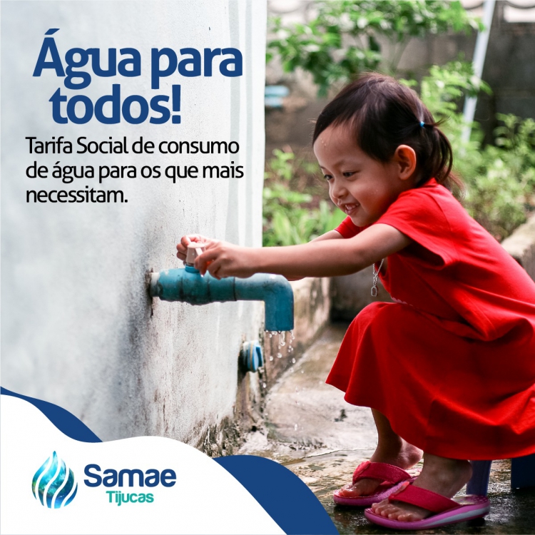 Benefícios da Tarifa Social da Água do Samae